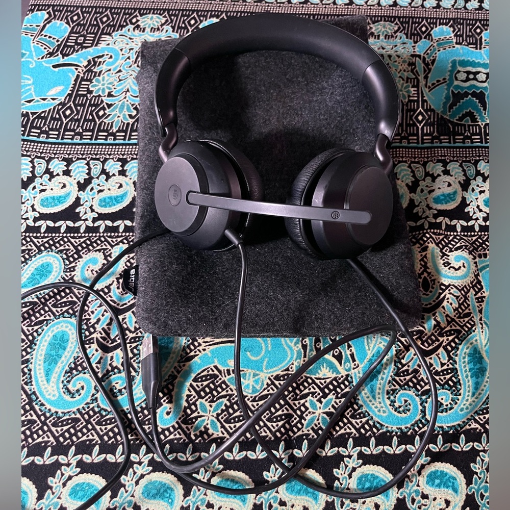Jabra Evolve2 corded headset